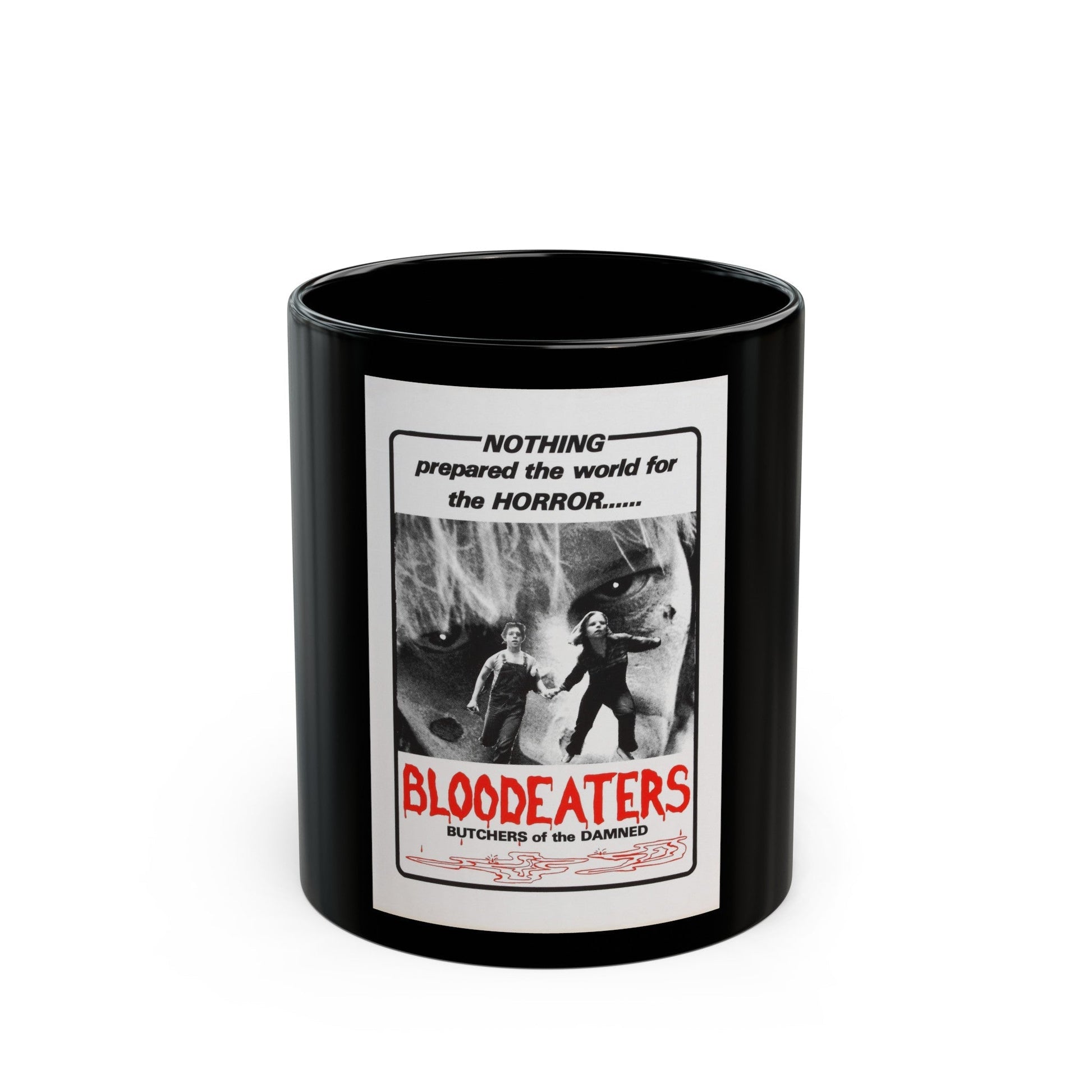 BLOODEATERS 1980 Movie Poster - Black Coffee Mug-11oz-The Sticker Space