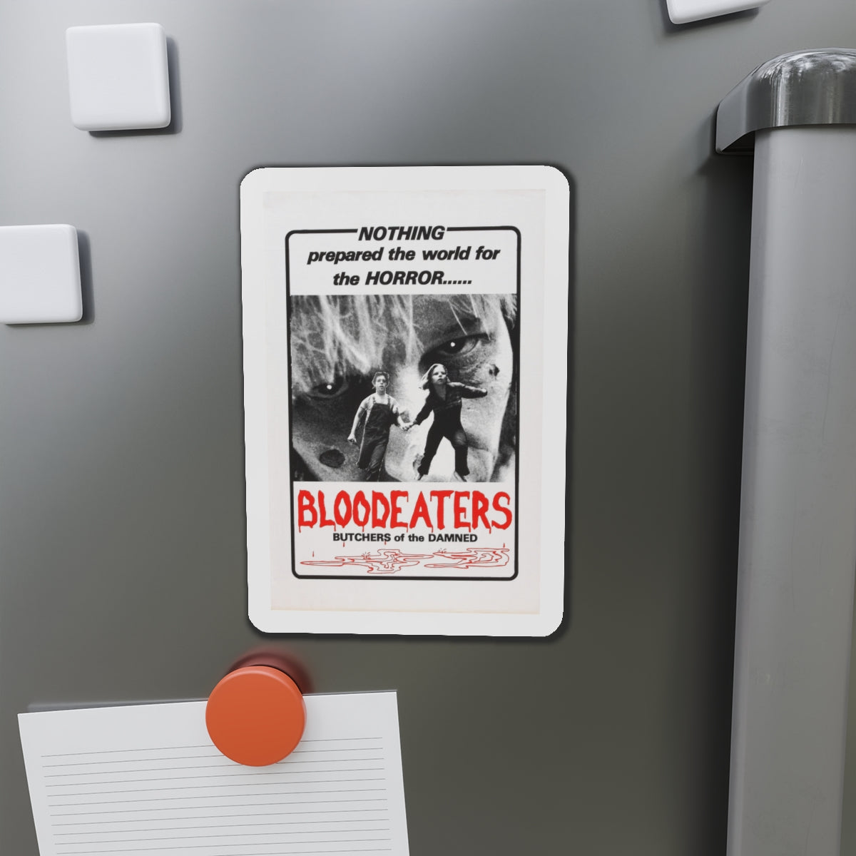 BLOODEATERS 1980 Movie Poster - Die-Cut Magnet-The Sticker Space