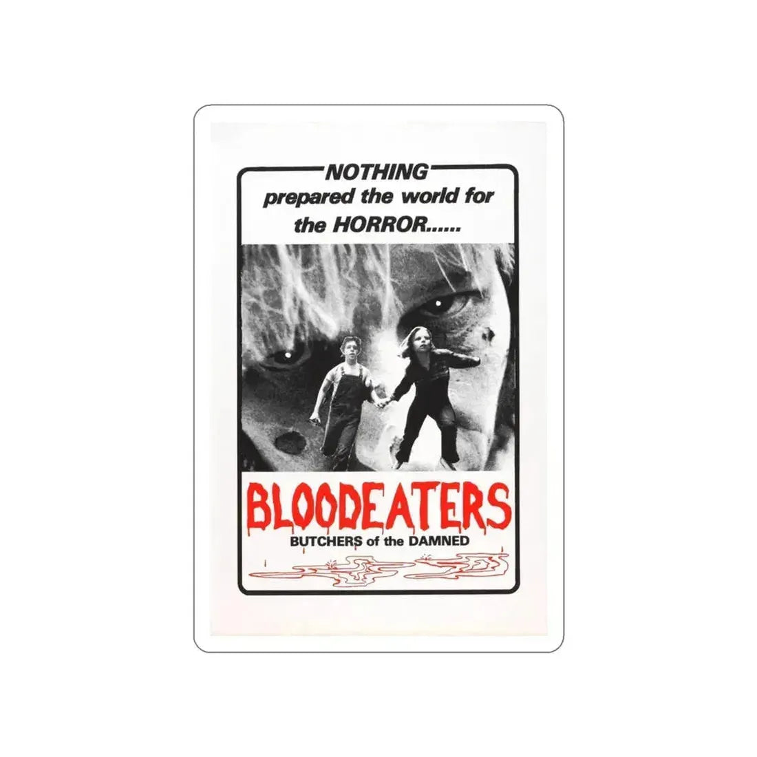 BLOODEATERS 1980 Movie Poster STICKER Vinyl Die-Cut Decal 3 Inch - The Sticker Space