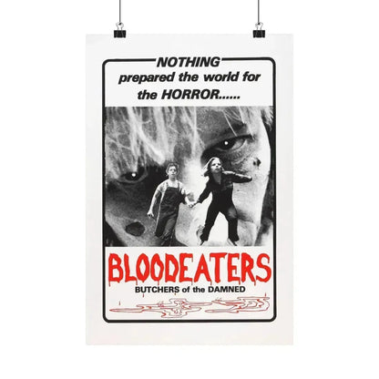 BLOODEATERS 1980 - Paper Movie Poster 12″ x 18″ Matte - The Sticker Space
