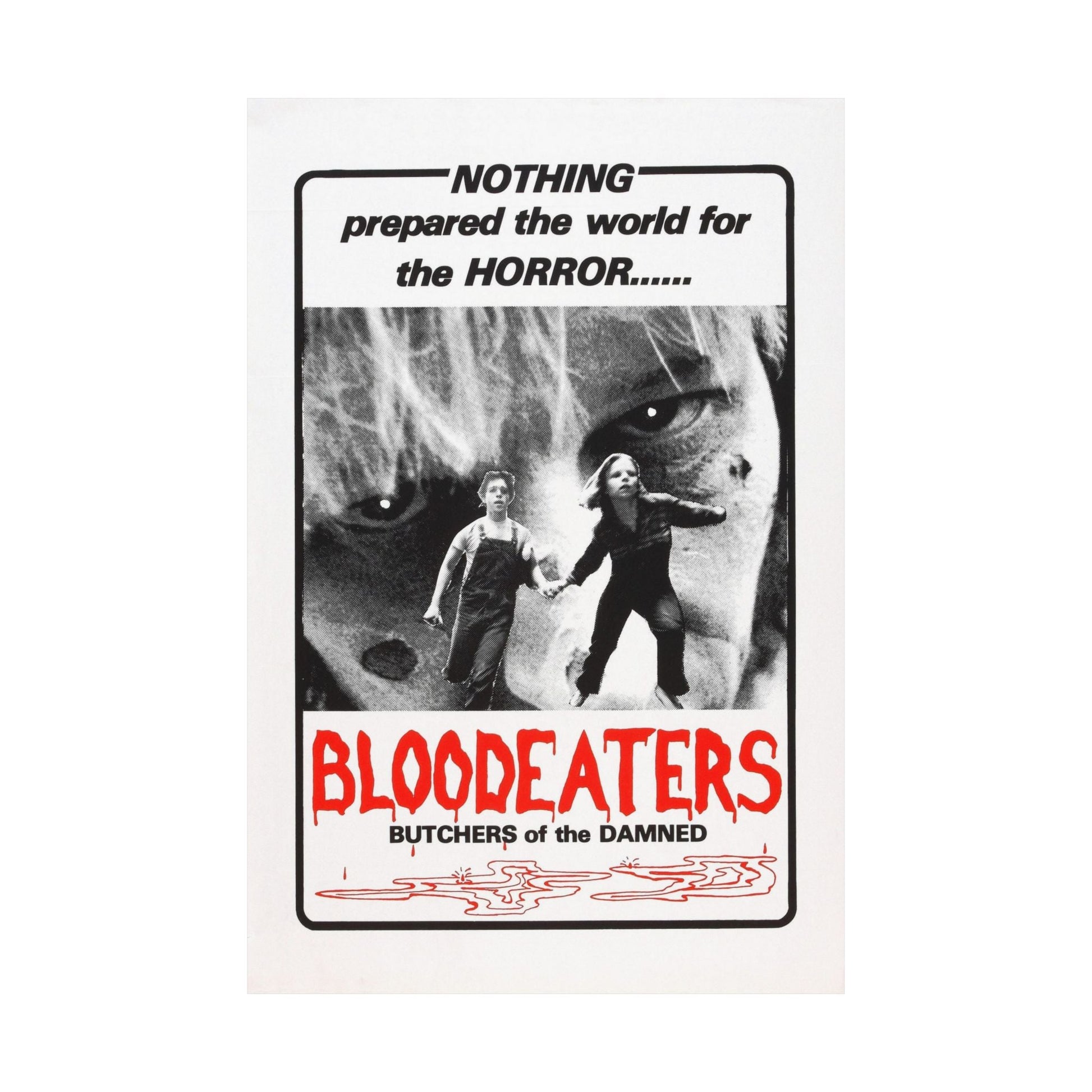 BLOODEATERS 1980 - Paper Movie Poster-The Sticker Space