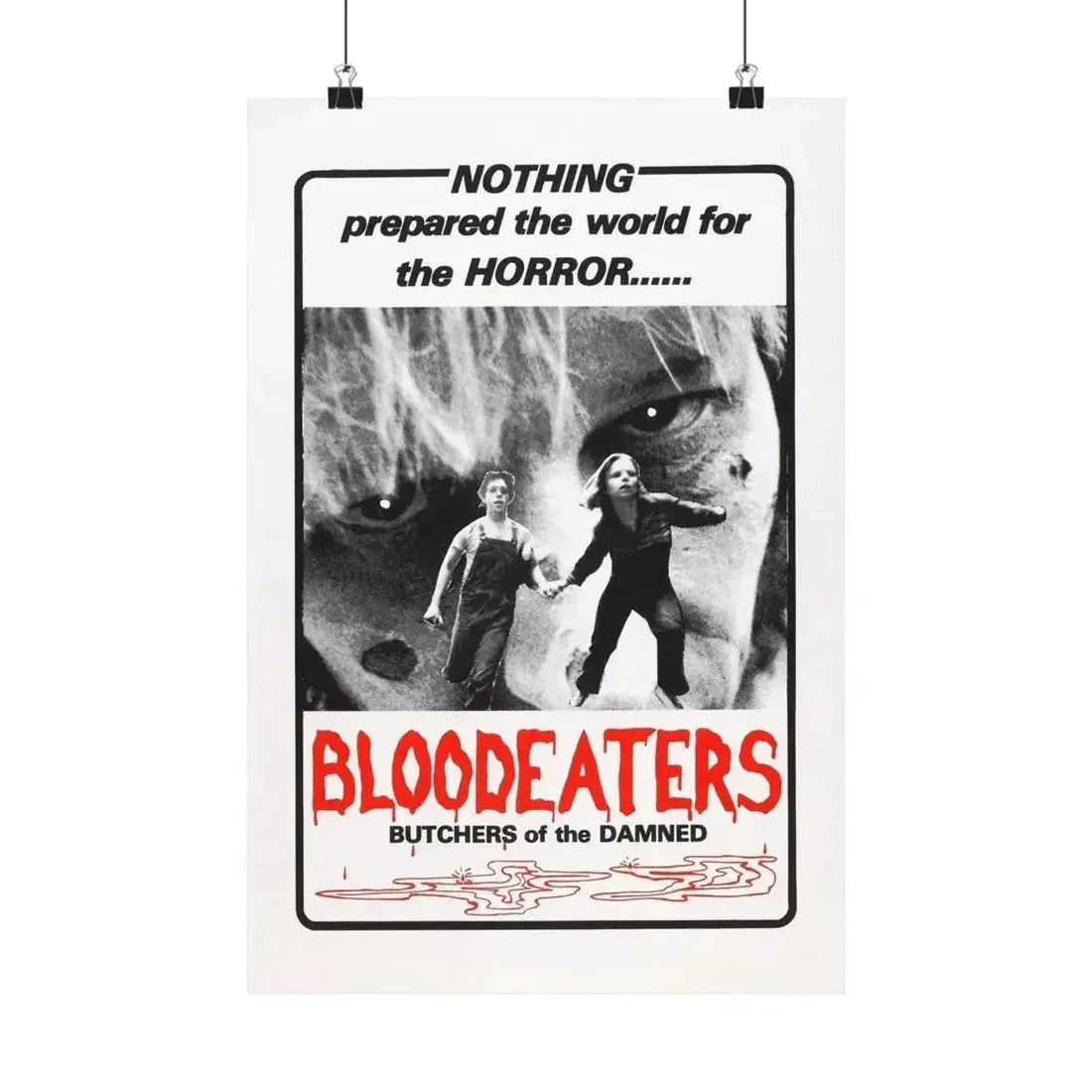 BLOODEATERS 1980 - Paper Movie Poster - The Sticker Space