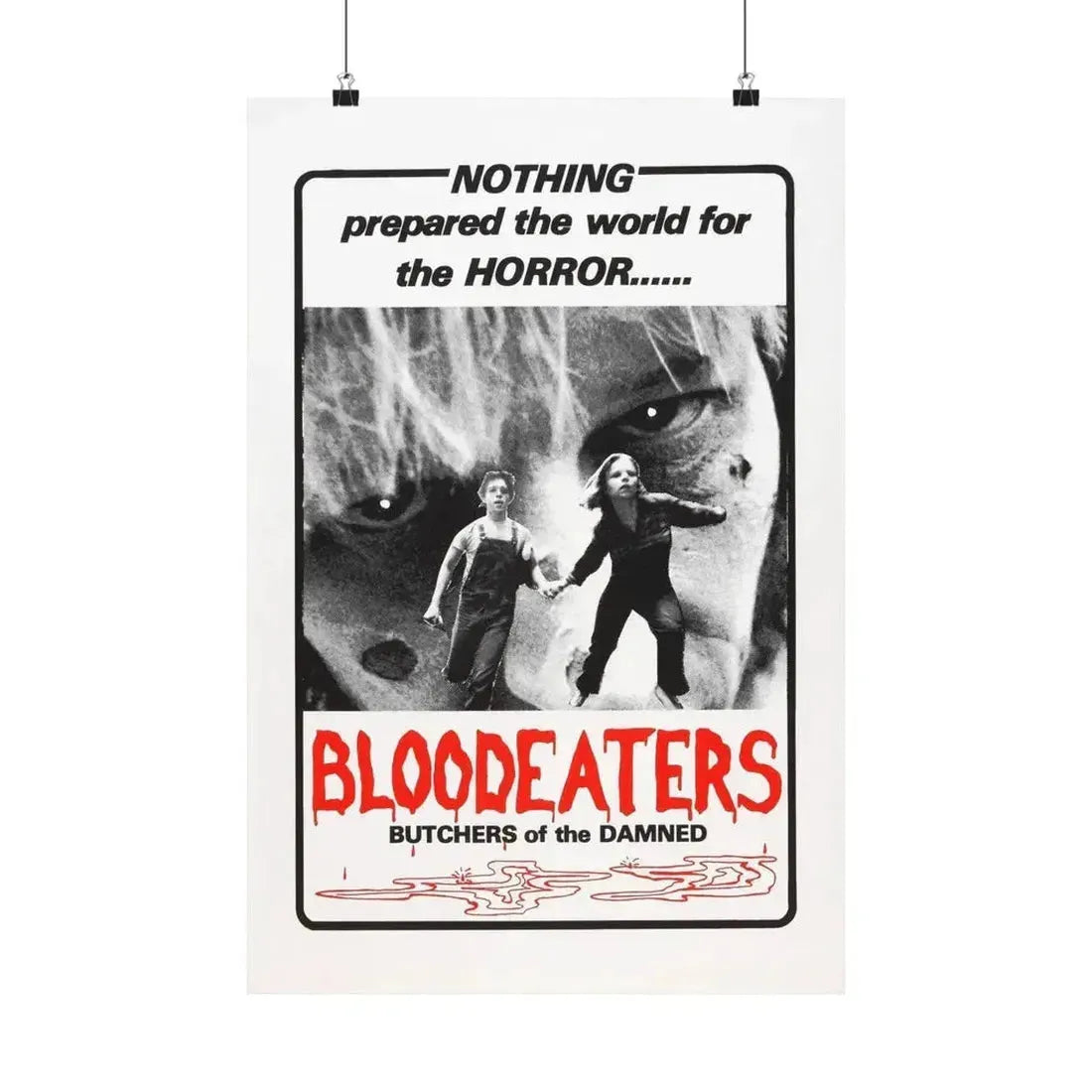 BLOODEATERS 1980 - Paper Movie Poster - The Sticker Space