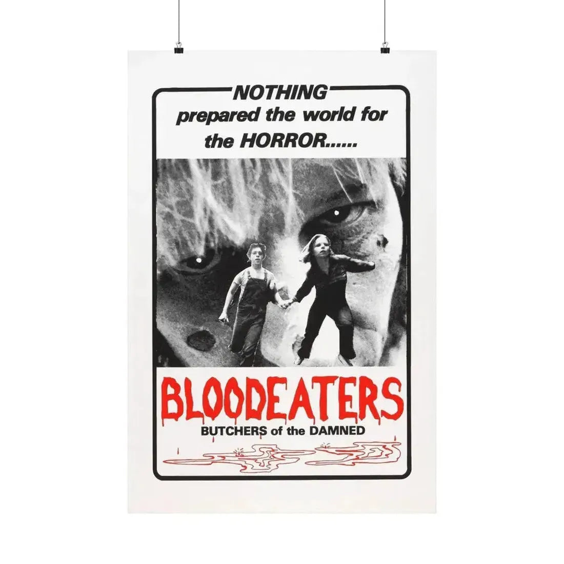 BLOODEATERS 1980 - Paper Movie Poster - The Sticker Space