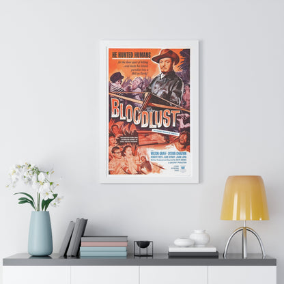 BLOODLUST 1961 - Framed Movie Poster-The Sticker Space