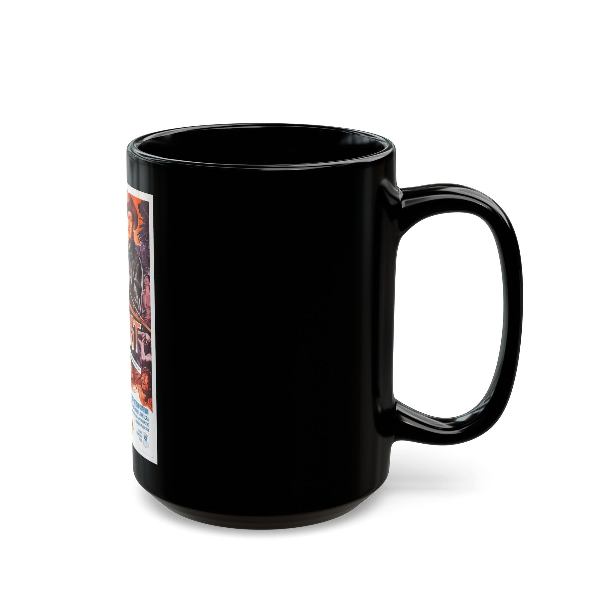 BLOODLUST 1961 Movie Poster - Black Coffee Mug-The Sticker Space