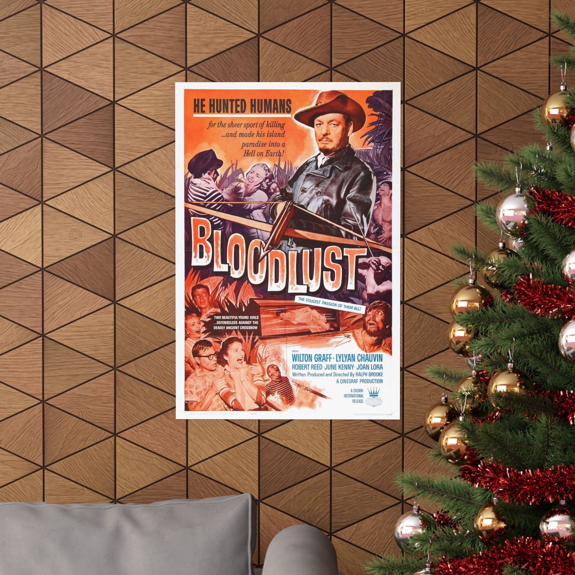 BLOODLUST 1961 - Paper Movie Poster-The Sticker Space