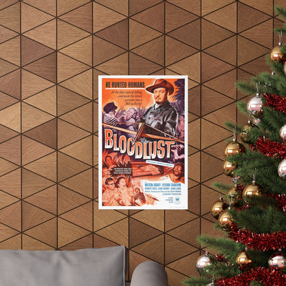 BLOODLUST 1961 - Paper Movie Poster-The Sticker Space