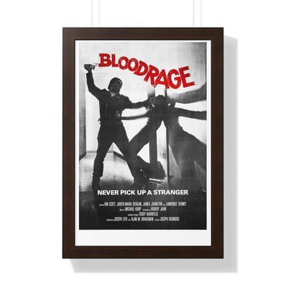 BLOODRAGE 1980 - Framed Movie Poster-16″ x 24″-The Sticker Space