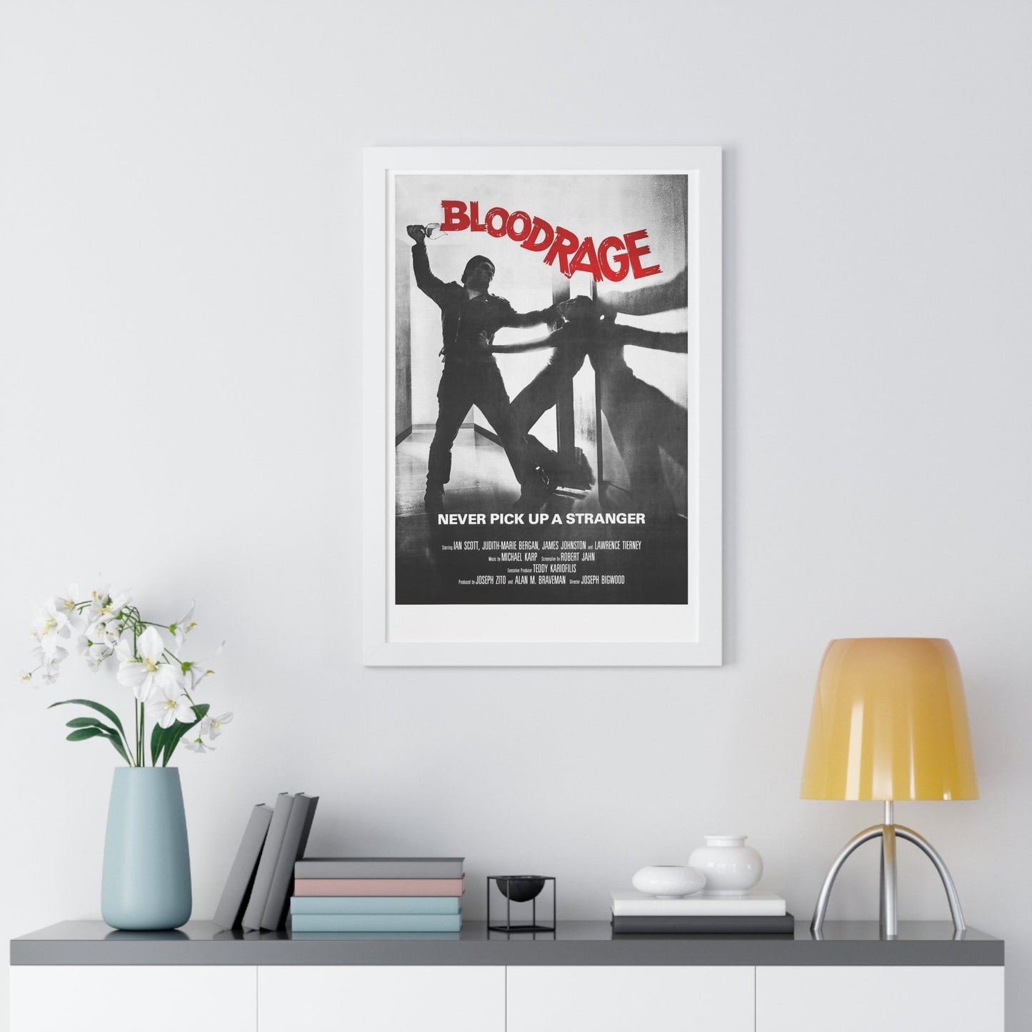 BLOODRAGE 1980 - Framed Movie Poster-The Sticker Space