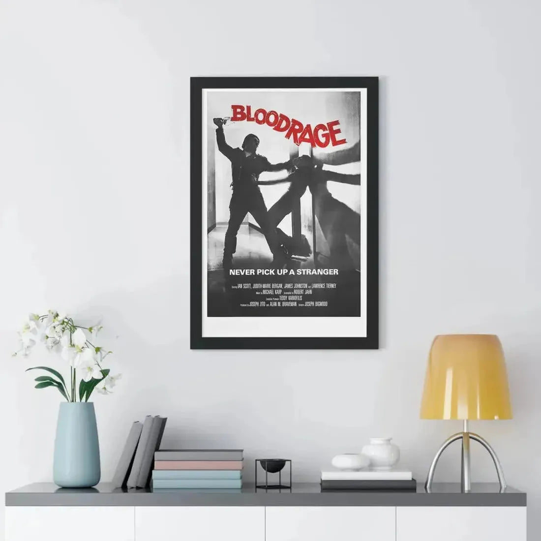 BLOODRAGE 1980 - Framed Movie Poster - The Sticker Space