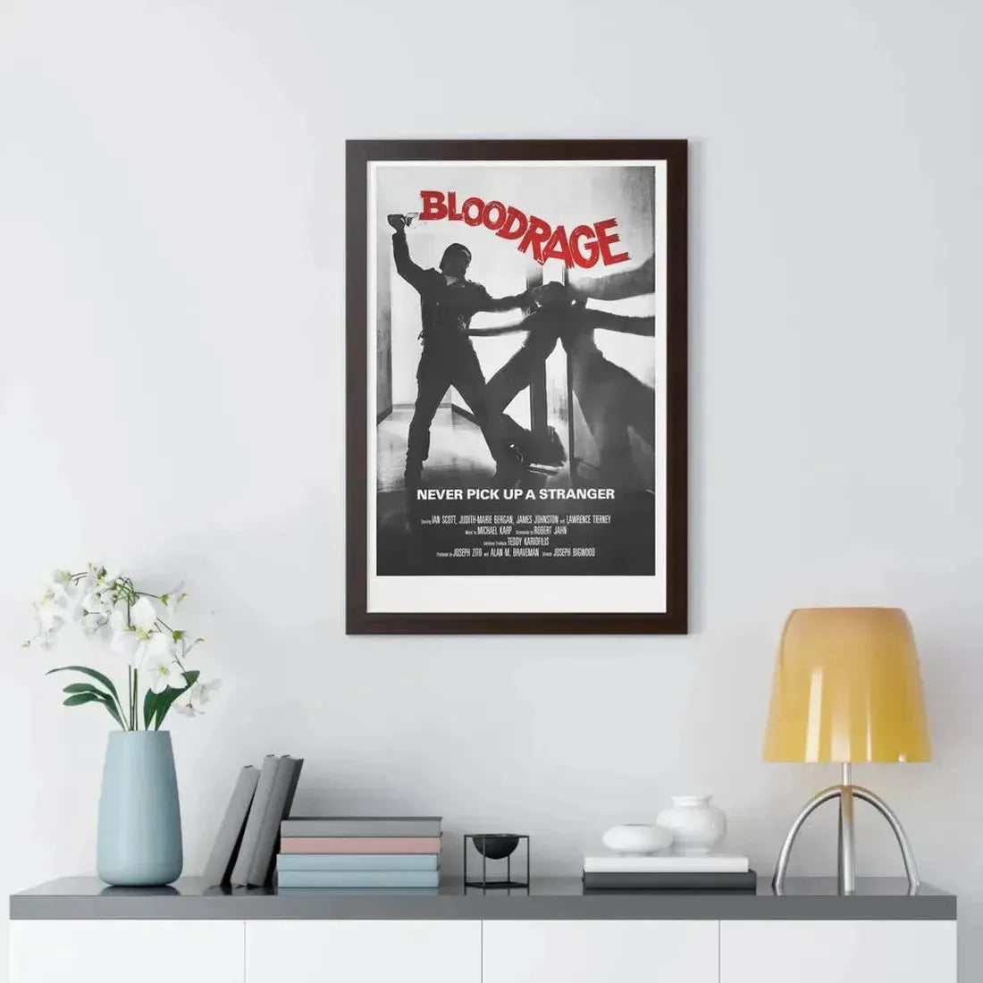 BLOODRAGE 1980 - Framed Movie Poster - The Sticker Space