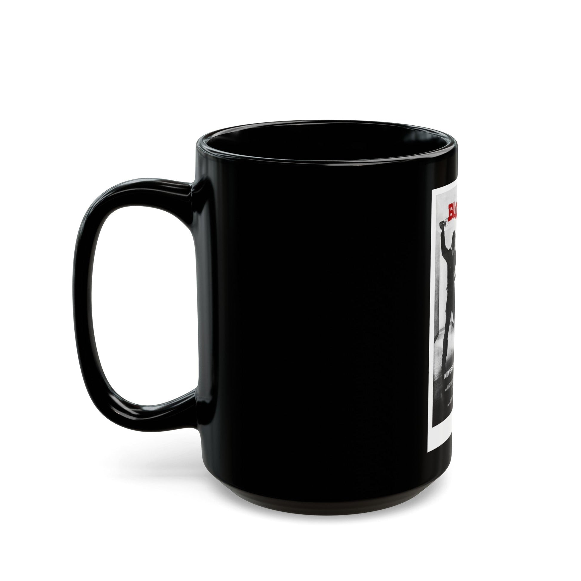 BLOODRAGE 1980 Movie Poster - Black Coffee Mug-The Sticker Space