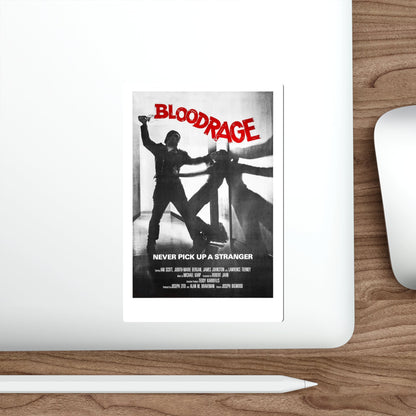 BLOODRAGE 1980 Movie Poster STICKER Vinyl Die-Cut Decal-The Sticker Space