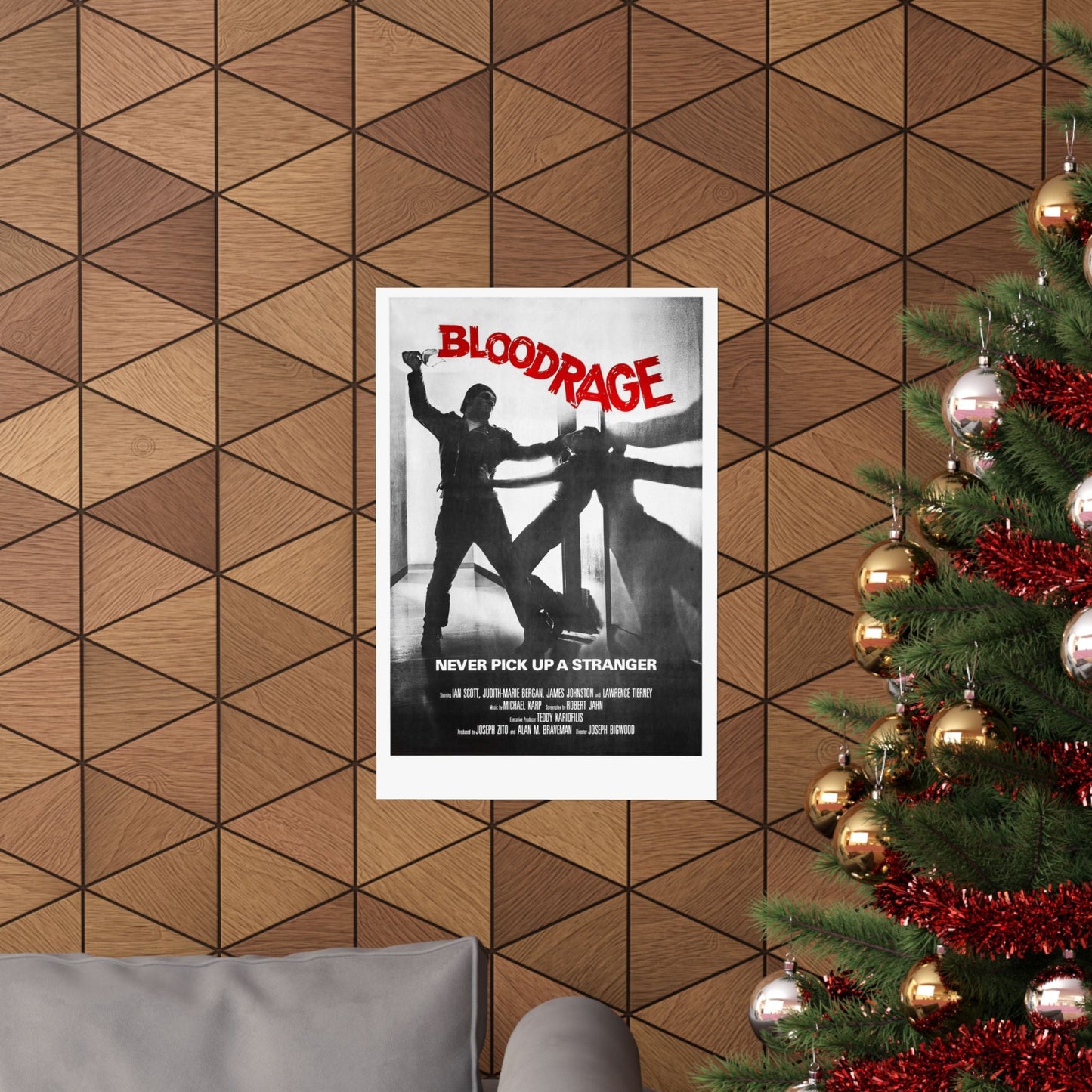 BLOODRAGE 1980 - Paper Movie Poster-The Sticker Space