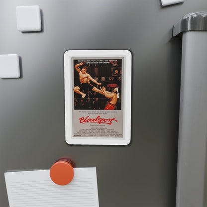 Bloodsport 1988 Movie Poster Die-Cut Magnet-The Sticker Space