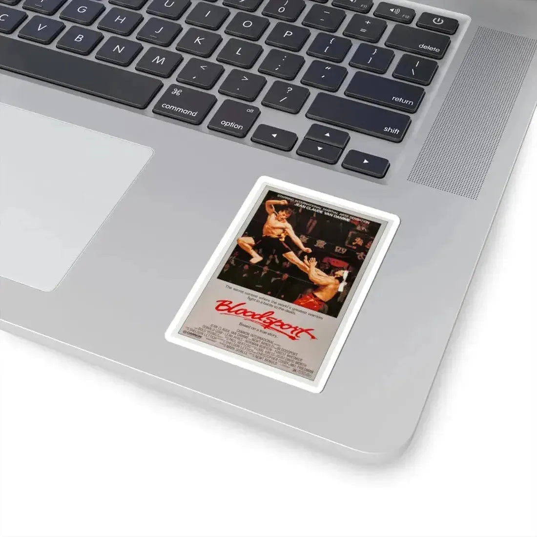Bloodsport 1988 Movie Poster - STICKER Vinyl Kiss-Cut Decal - The Sticker Space