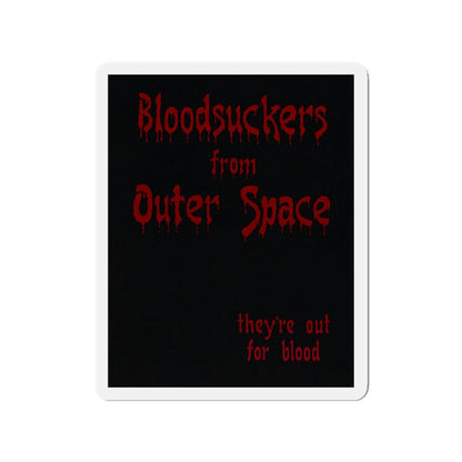 BLOODSUCKERS FROM OUTER SPACE 1984 Movie Poster - Die-Cut Magnet-3" x 3"-The Sticker Space