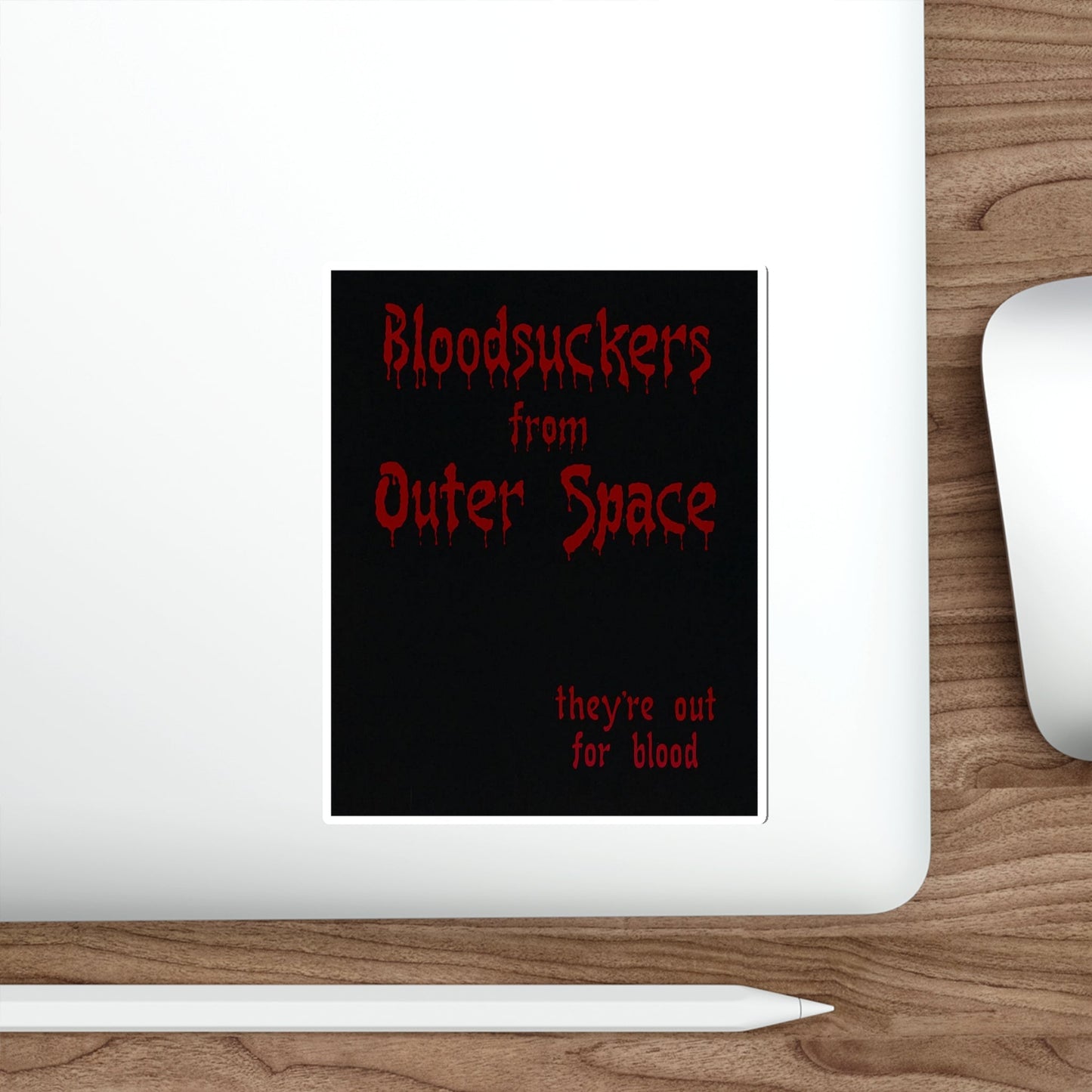 BLOODSUCKERS FROM OUTER SPACE 1984 Movie Poster STICKER Vinyl Die-Cut Decal-The Sticker Space