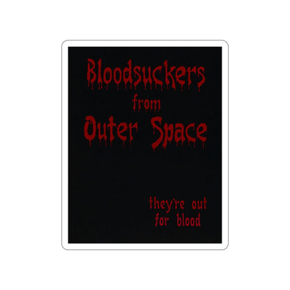 BLOODSUCKERS FROM OUTER SPACE 1984 Movie Poster STICKER Vinyl Die-Cut Decal-5 Inch-The Sticker Space