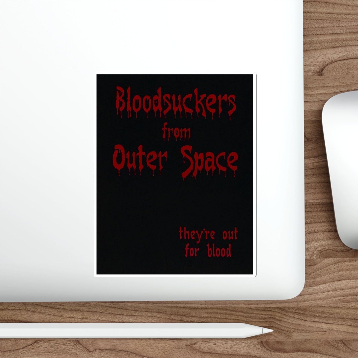 BLOODSUCKERS FROM OUTER SPACE 1984 Movie Poster STICKER Vinyl Die-Cut Decal-The Sticker Space