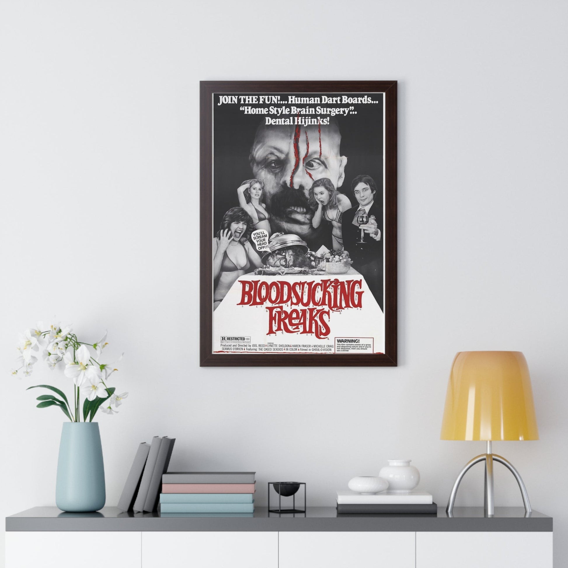 BLOODSUCKING FREAKS 1976 - Framed Movie Poster-The Sticker Space