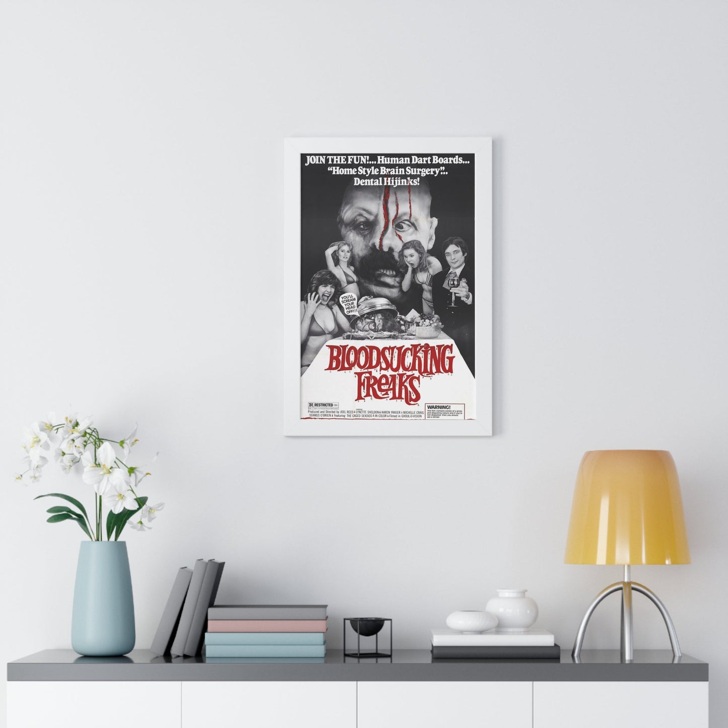 BLOODSUCKING FREAKS 1976 - Framed Movie Poster-The Sticker Space