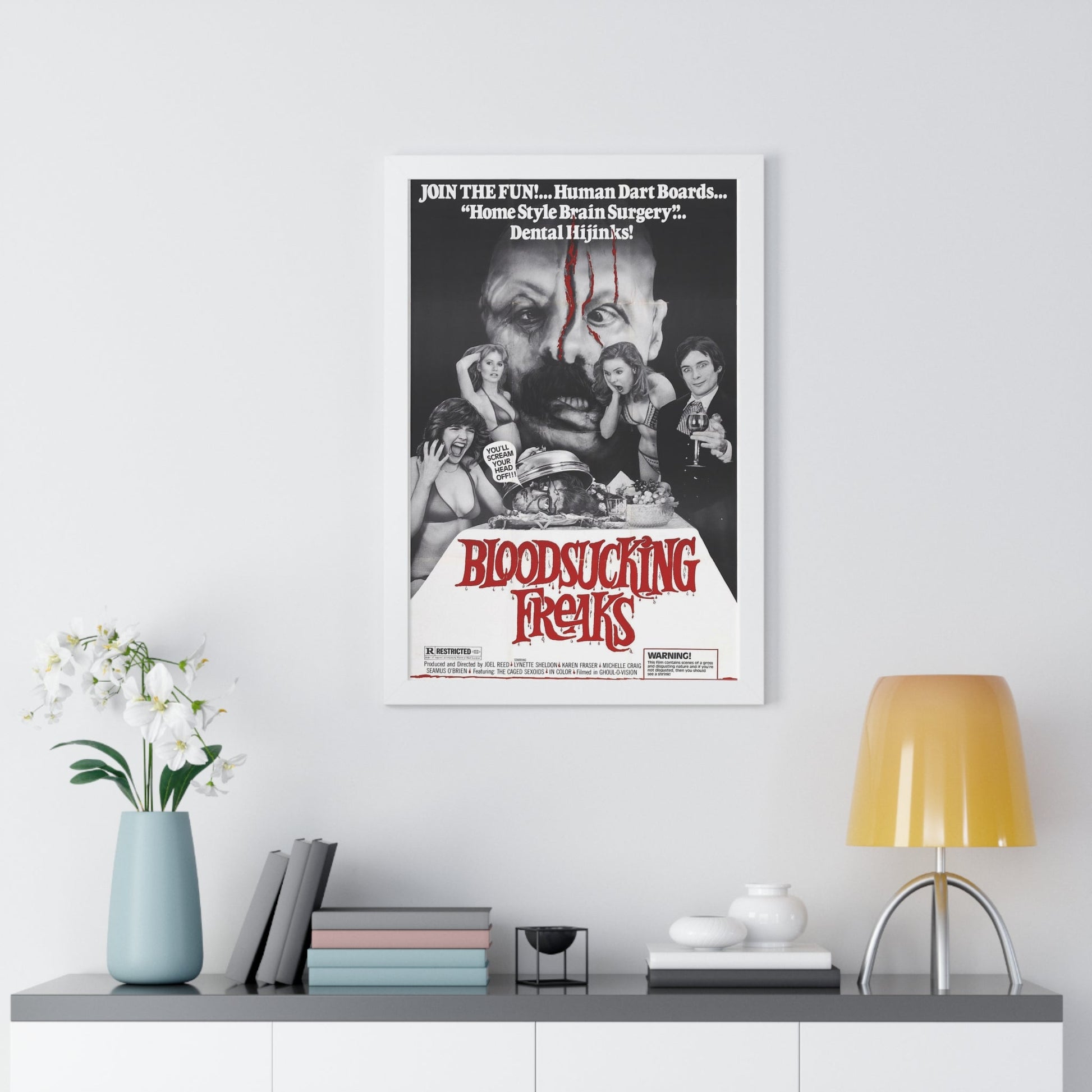 BLOODSUCKING FREAKS 1976 - Framed Movie Poster-The Sticker Space