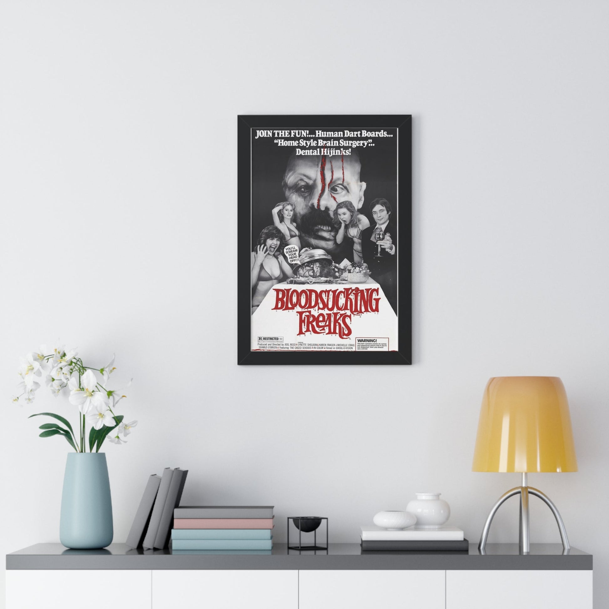 BLOODSUCKING FREAKS 1976 - Framed Movie Poster-The Sticker Space