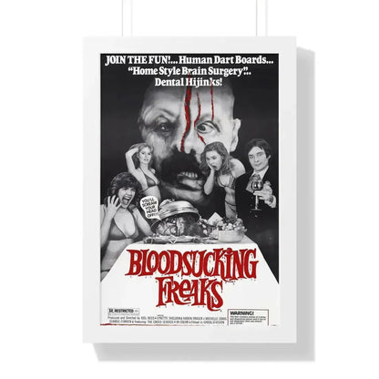 BLOODSUCKING FREAKS 1976 - Framed Movie Poster - The Sticker Space