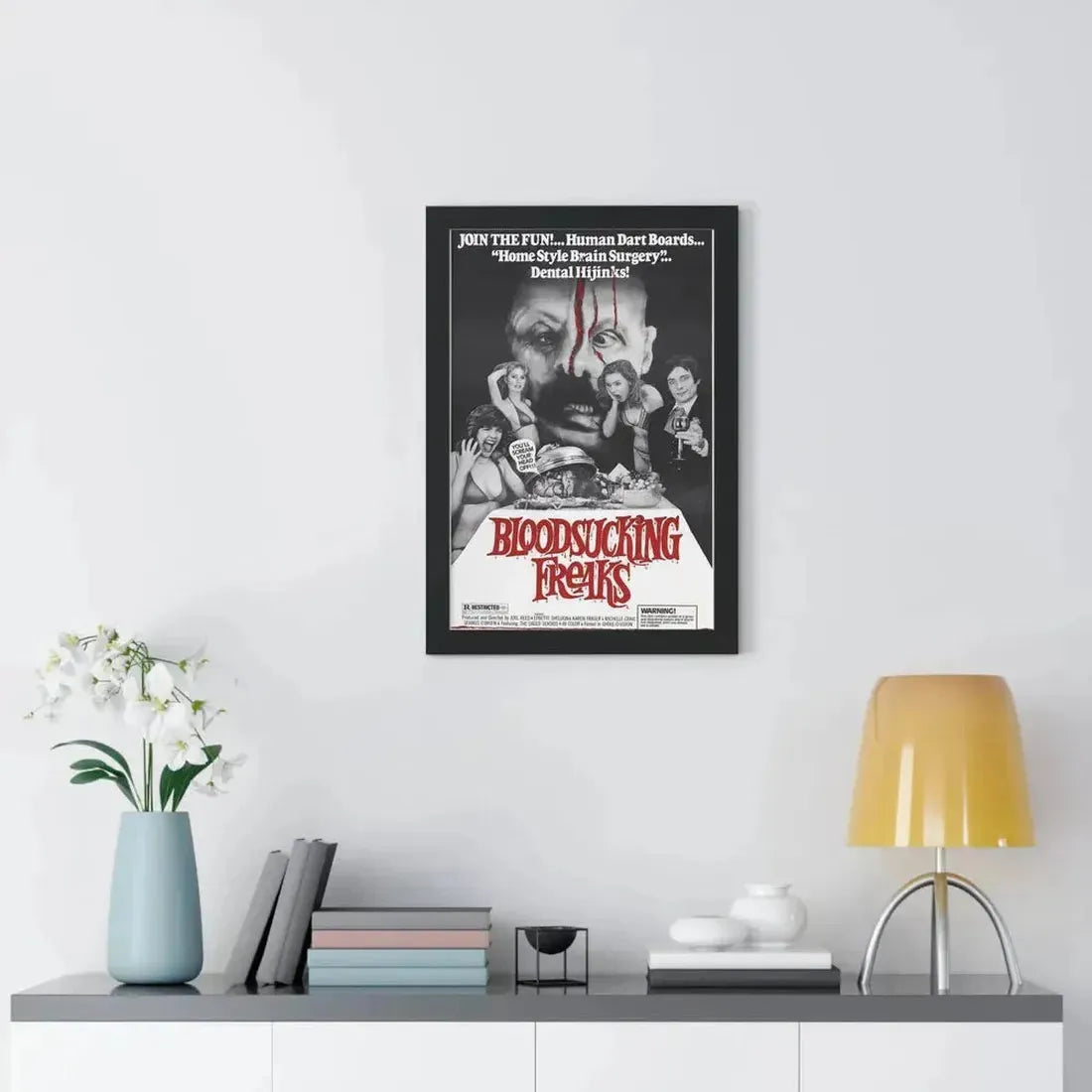 BLOODSUCKING FREAKS 1976 - Framed Movie Poster - The Sticker Space