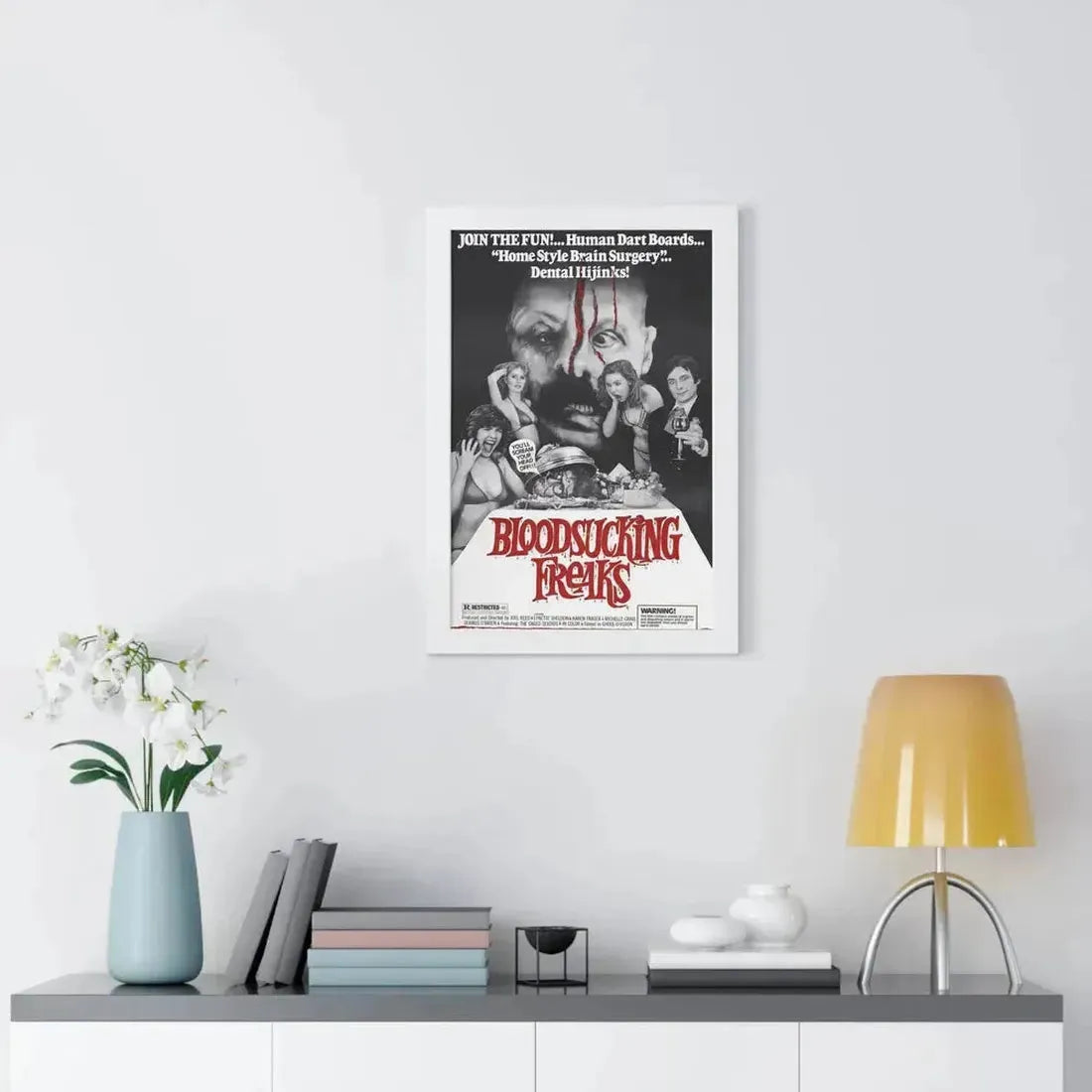 BLOODSUCKING FREAKS 1976 - Framed Movie Poster - The Sticker Space