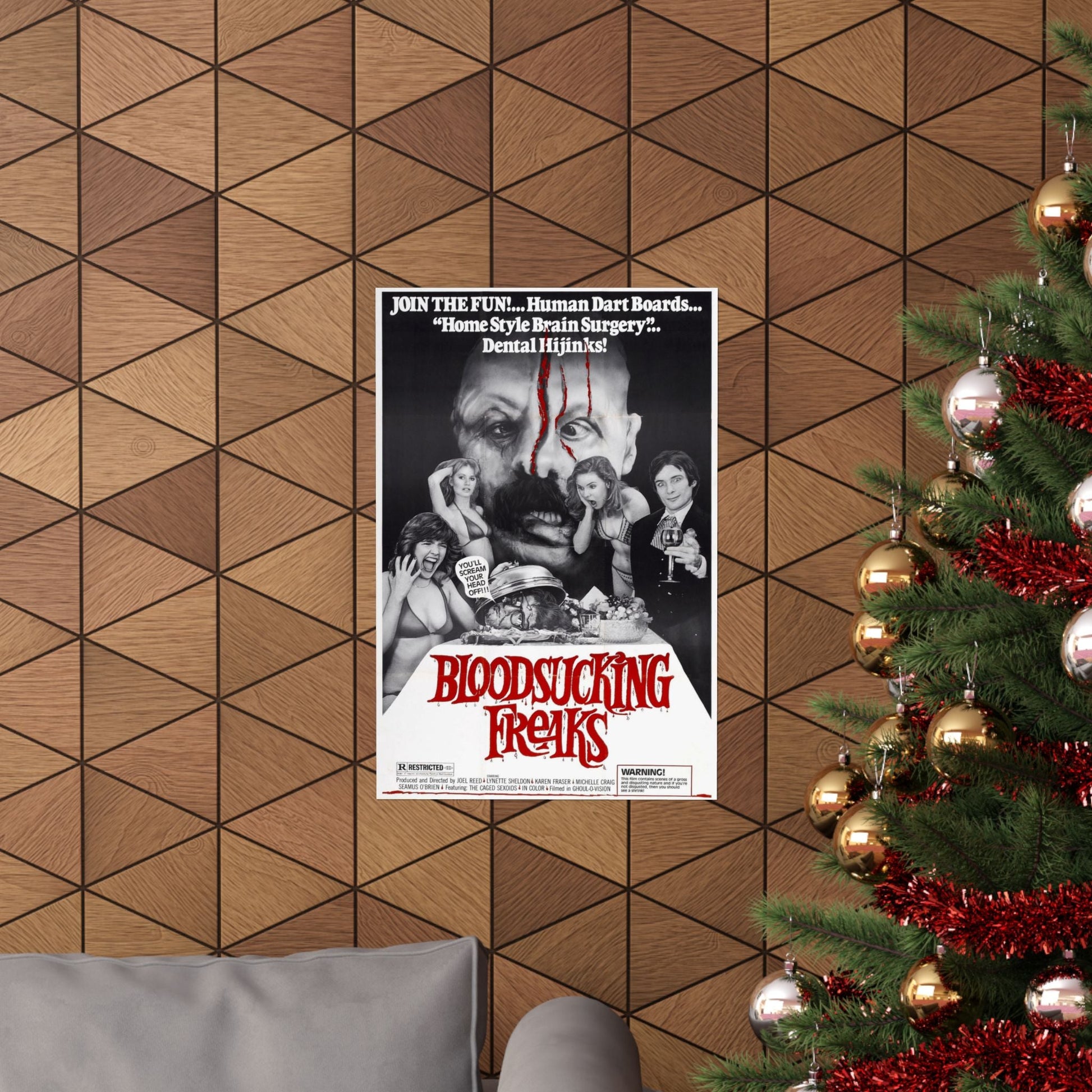 BLOODSUCKING FREAKS 1976 - Paper Movie Poster-The Sticker Space