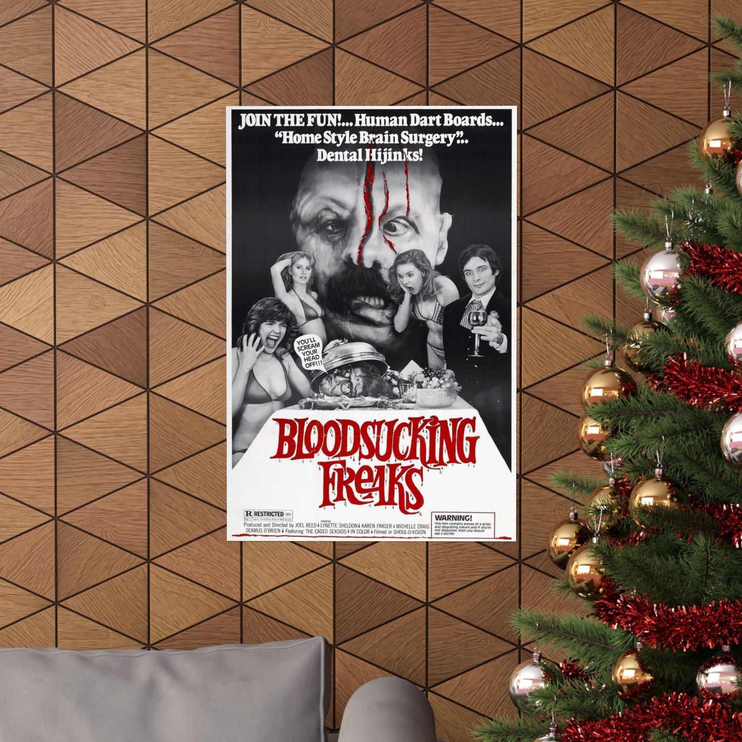 BLOODSUCKING FREAKS 1976 - Paper Movie Poster-The Sticker Space