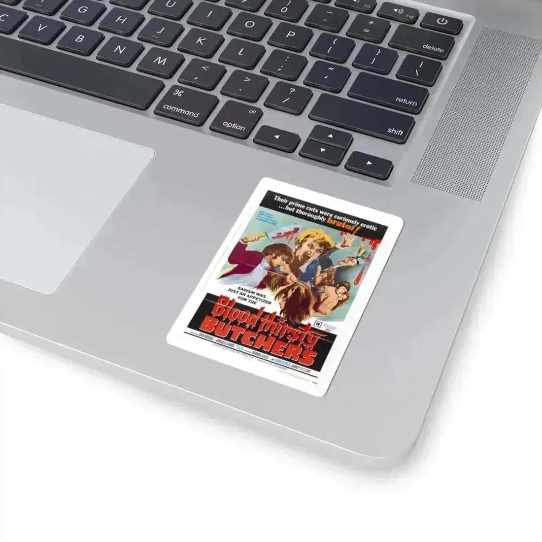Bloodthirsty Butchers 1970 Movie Poster - STICKER Vinyl Kiss-Cut Decal - The Sticker Space