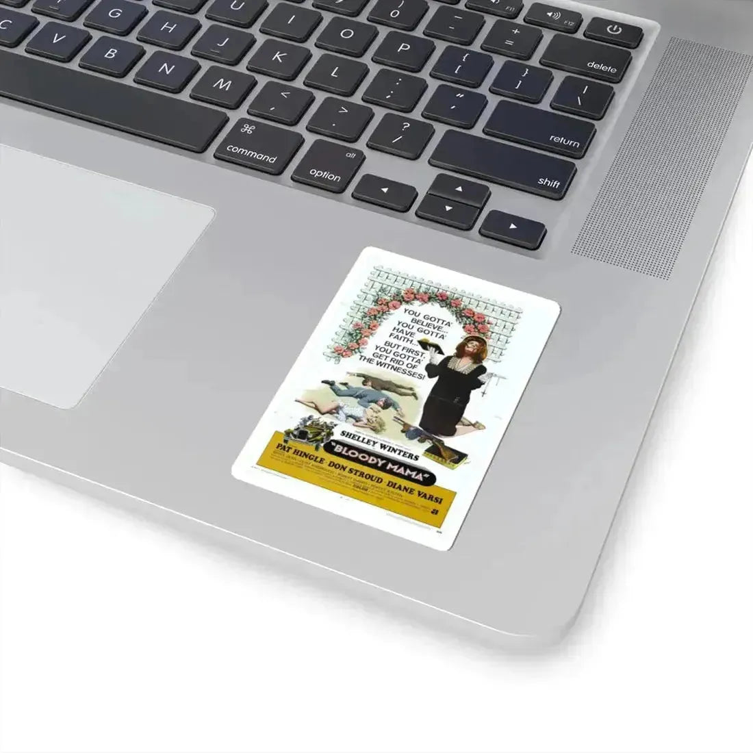 BLOODY MAMA 1970 Movie Poster - STICKER Vinyl Kiss-Cut Decal - The Sticker Space