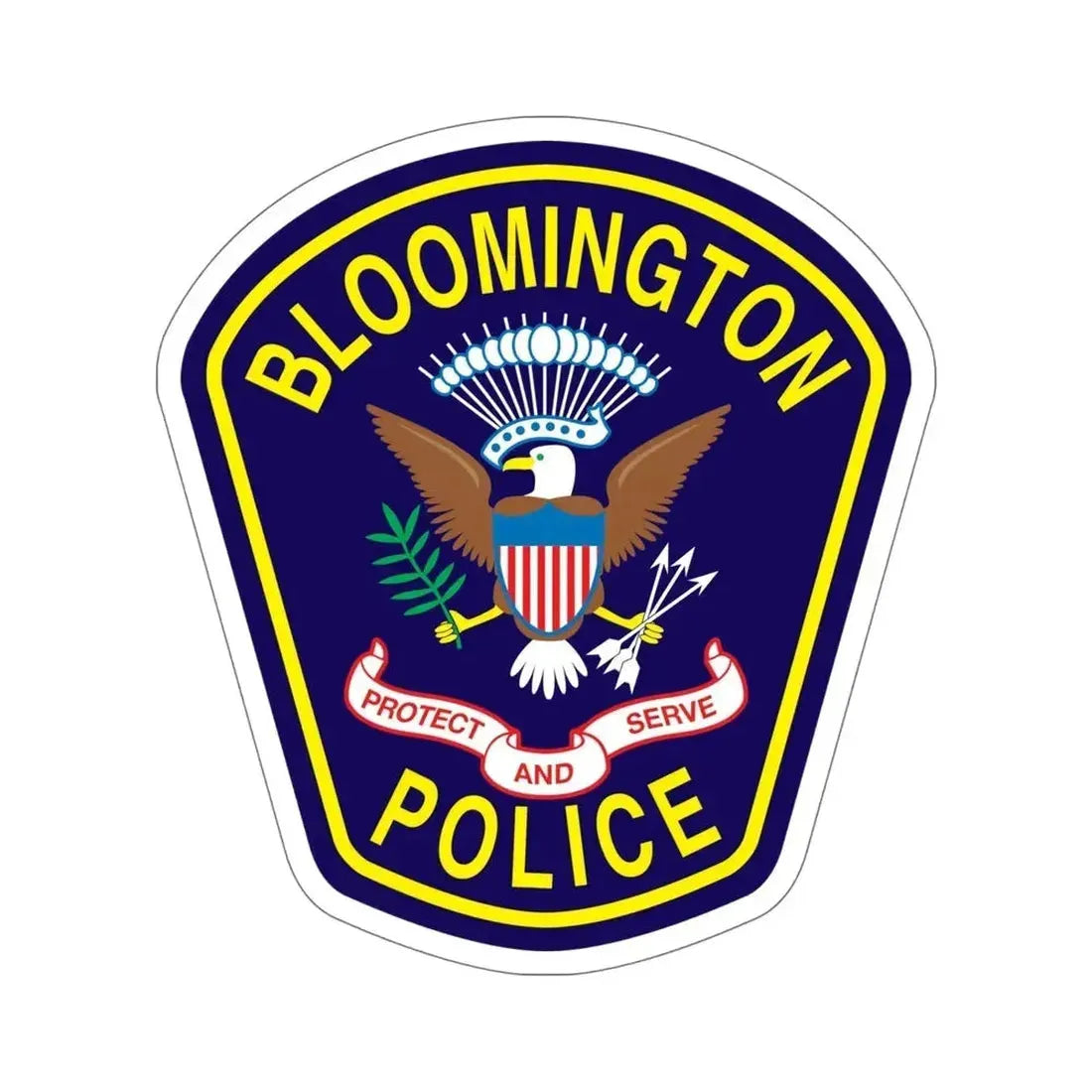 Bloomington Police Department Clinton Utah STICKER Vinyl Die-Cut Decal - The Sticker Space