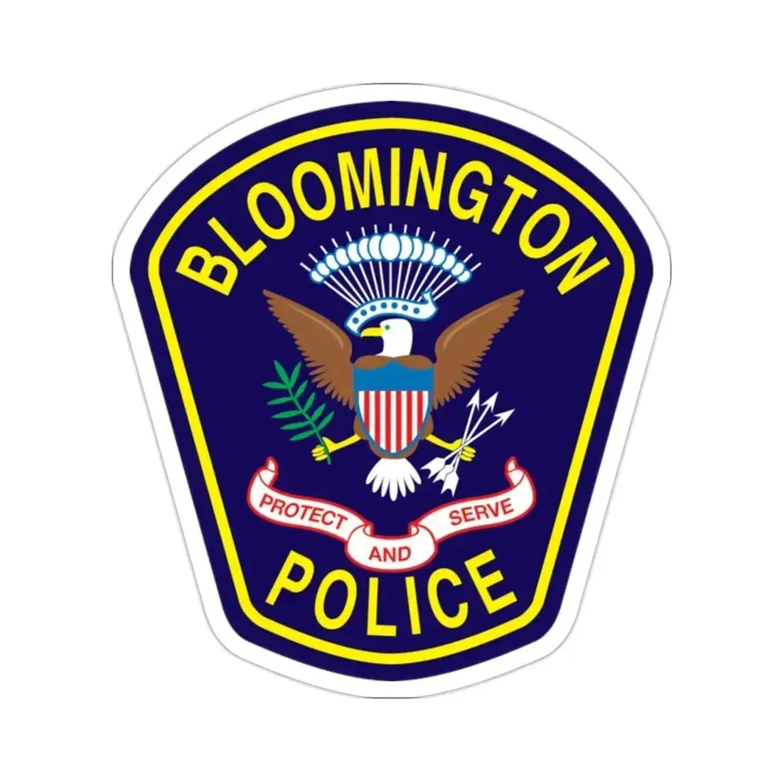 Bloomington Police Department Clinton Utah STICKER Vinyl Die-Cut Decal - The Sticker Space