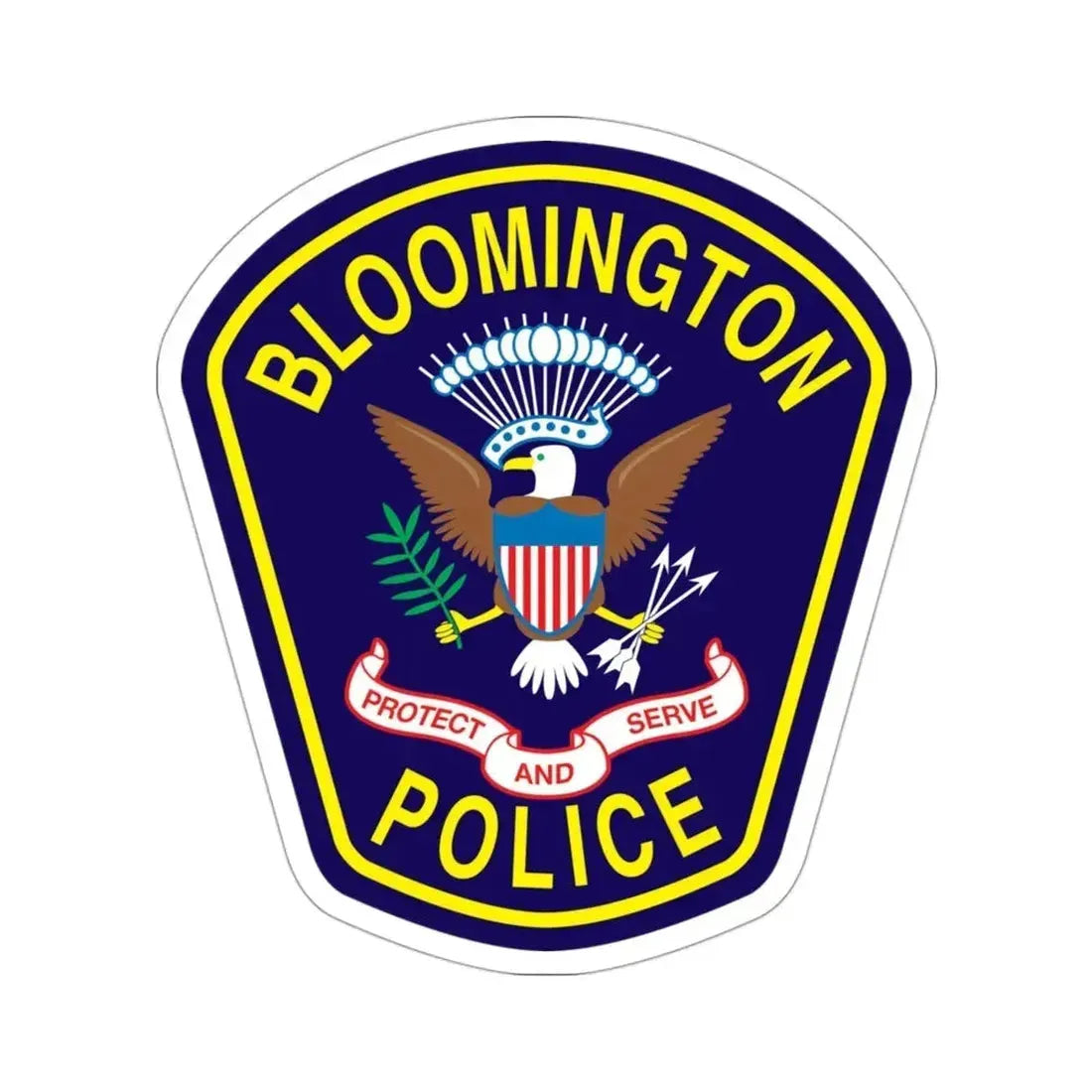 Bloomington Police Department Clinton Utah STICKER Vinyl Die-Cut Decal - The Sticker Space