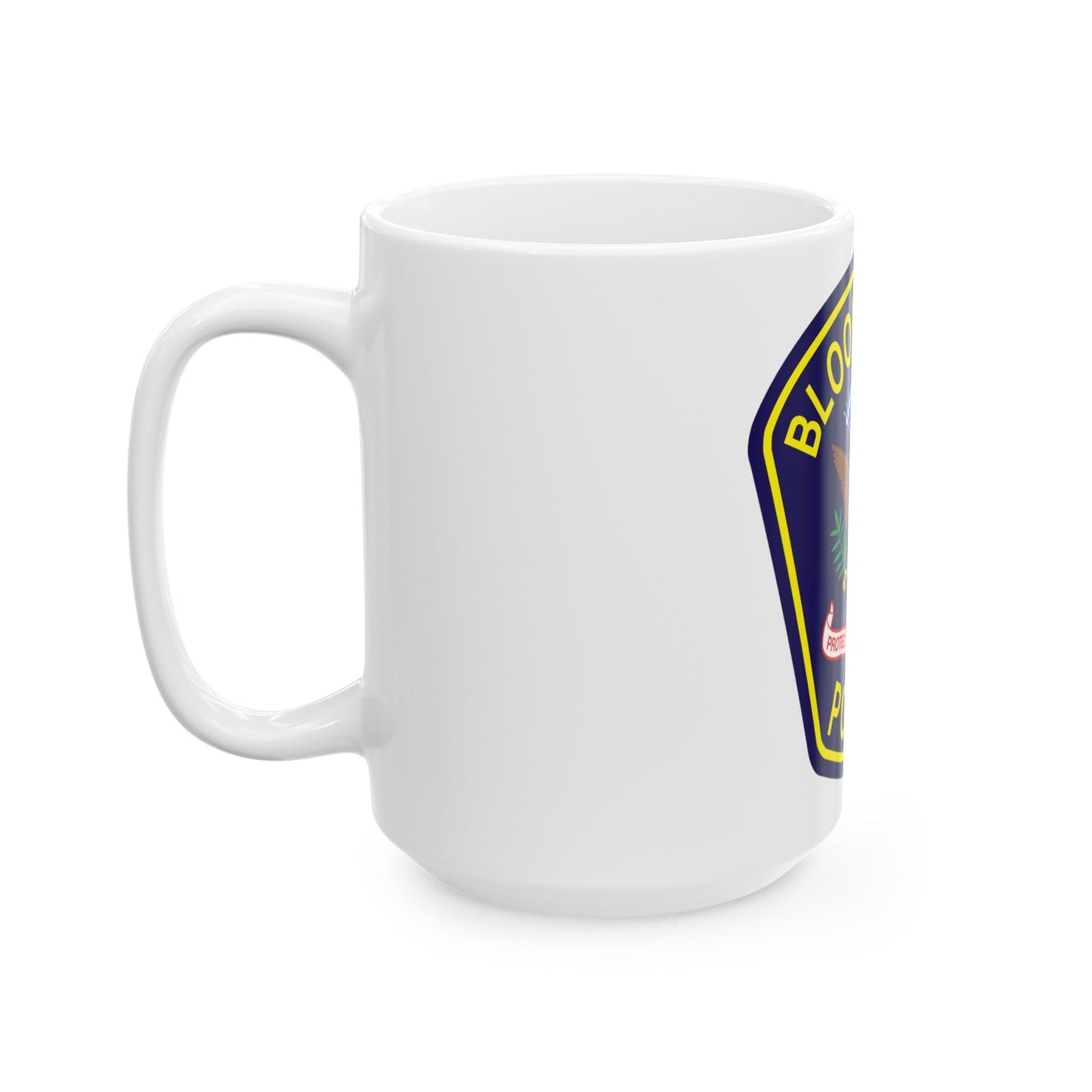 Bloomington Police Department Clinton Utah - White Coffee Mug-The Sticker Space