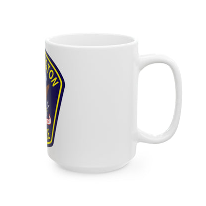 Bloomington Police Department Clinton Utah - White Coffee Mug-The Sticker Space