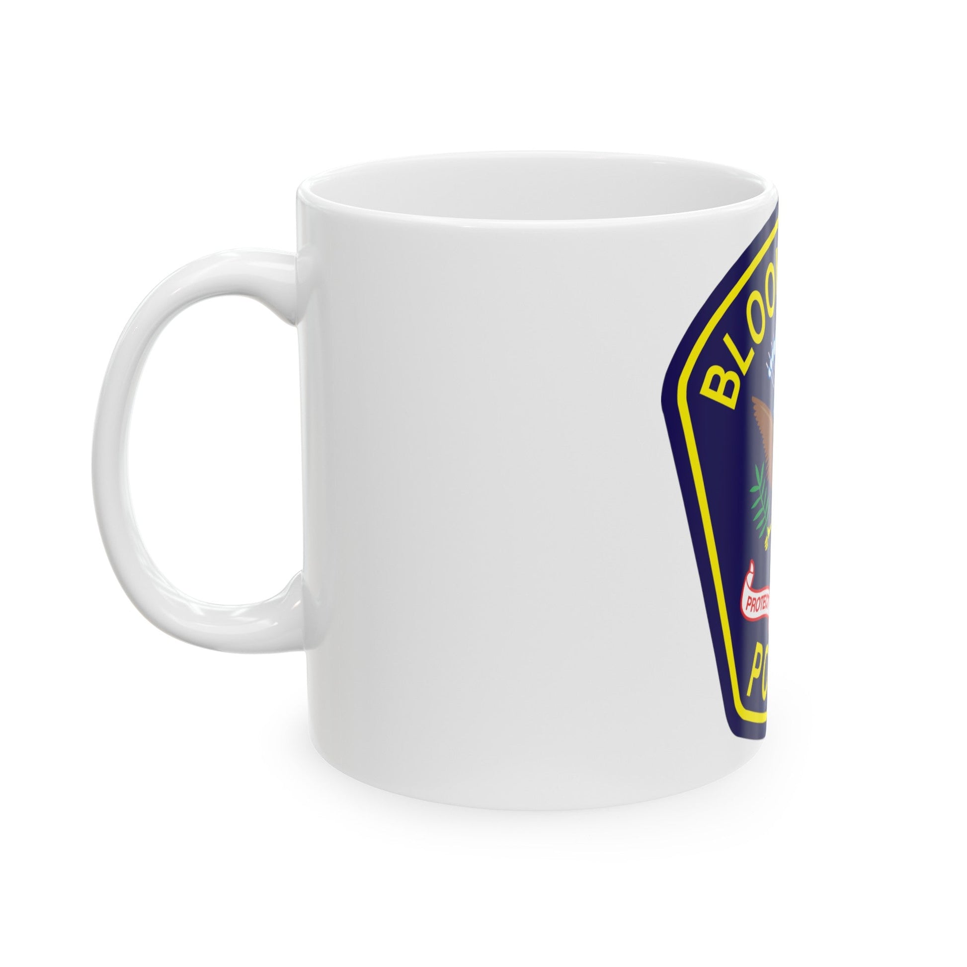 Bloomington Police Department Clinton Utah - White Coffee Mug-The Sticker Space