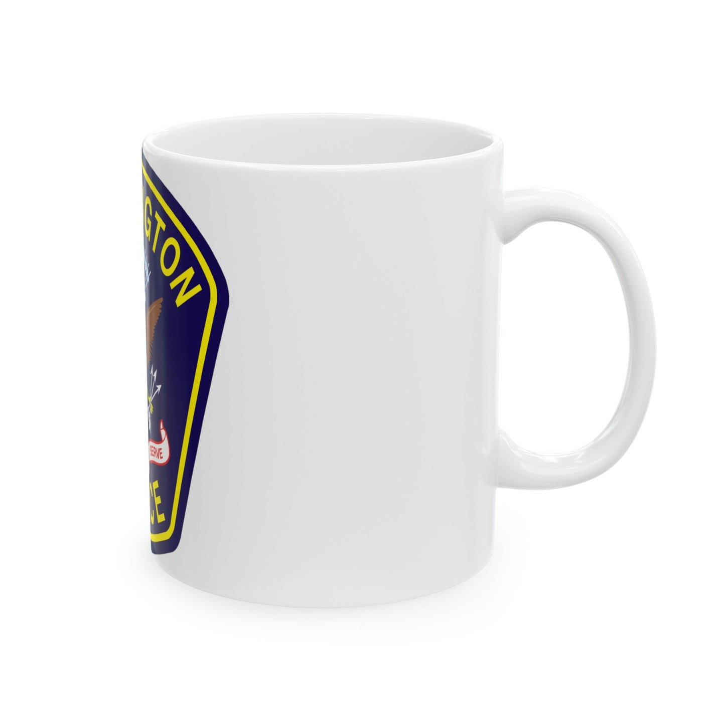 Bloomington Police Department Clinton Utah - White Coffee Mug-The Sticker Space