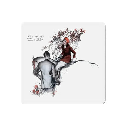 Blossom Without Leaves (1), McCall's magazine, December 1931 (Magazine Illustration) Refrigerator Magnet - The Sticker Space