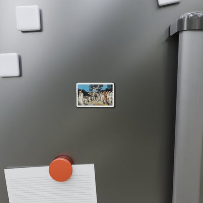 Blowing the Stokehole, story illustration (Magazine Illustration) Refrigerator Magnet-The Sticker Space