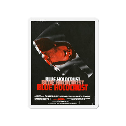 BLUE HOLOCAUST (BEYOND THE DARKNESS) 1979 Movie Poster - Die-Cut Magnet-4" x 4"-The Sticker Space