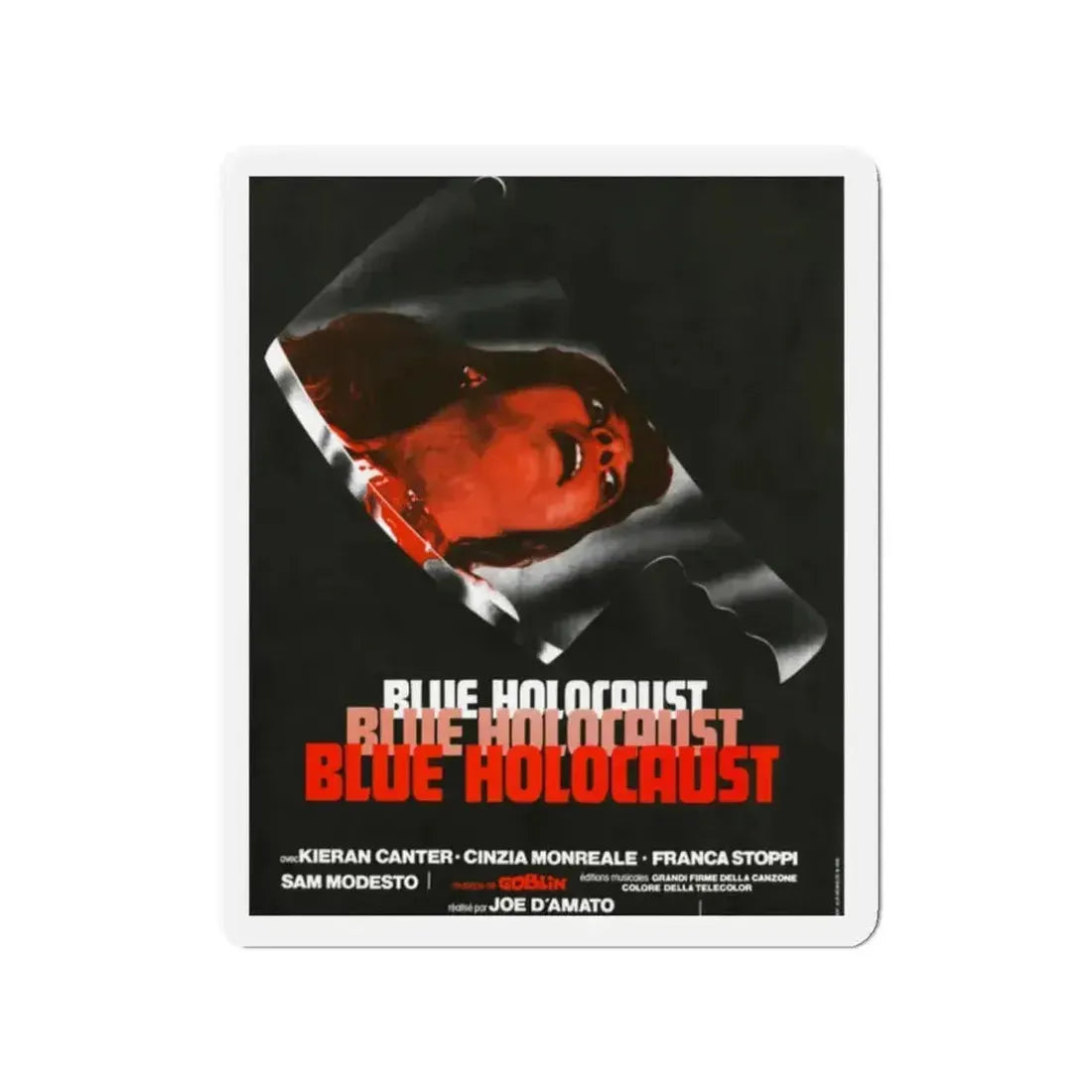 BLUE HOLOCAUST (BEYOND THE DARKNESS) 1979 Movie Poster - Refrigerator Magnet - The Sticker Space