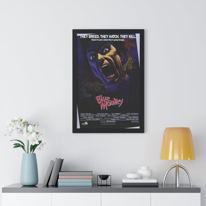 BLUE MONKEY 1987 - Framed Movie Poster-The Sticker Space