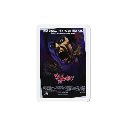 Blue Monkey 1987 Movie Poster Die-Cut Magnet-3" x 3"-The Sticker Space