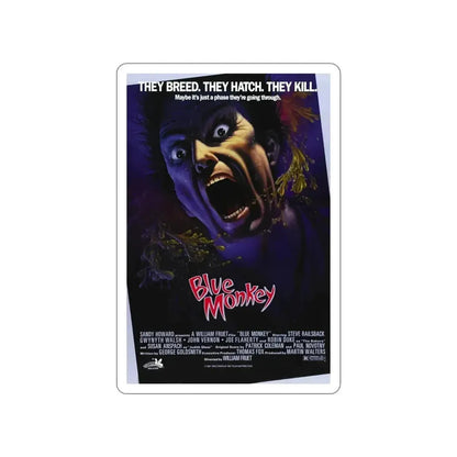 BLUE MONKEY 1987 Movie Poster STICKER Vinyl Die-Cut Decal - The Sticker Space